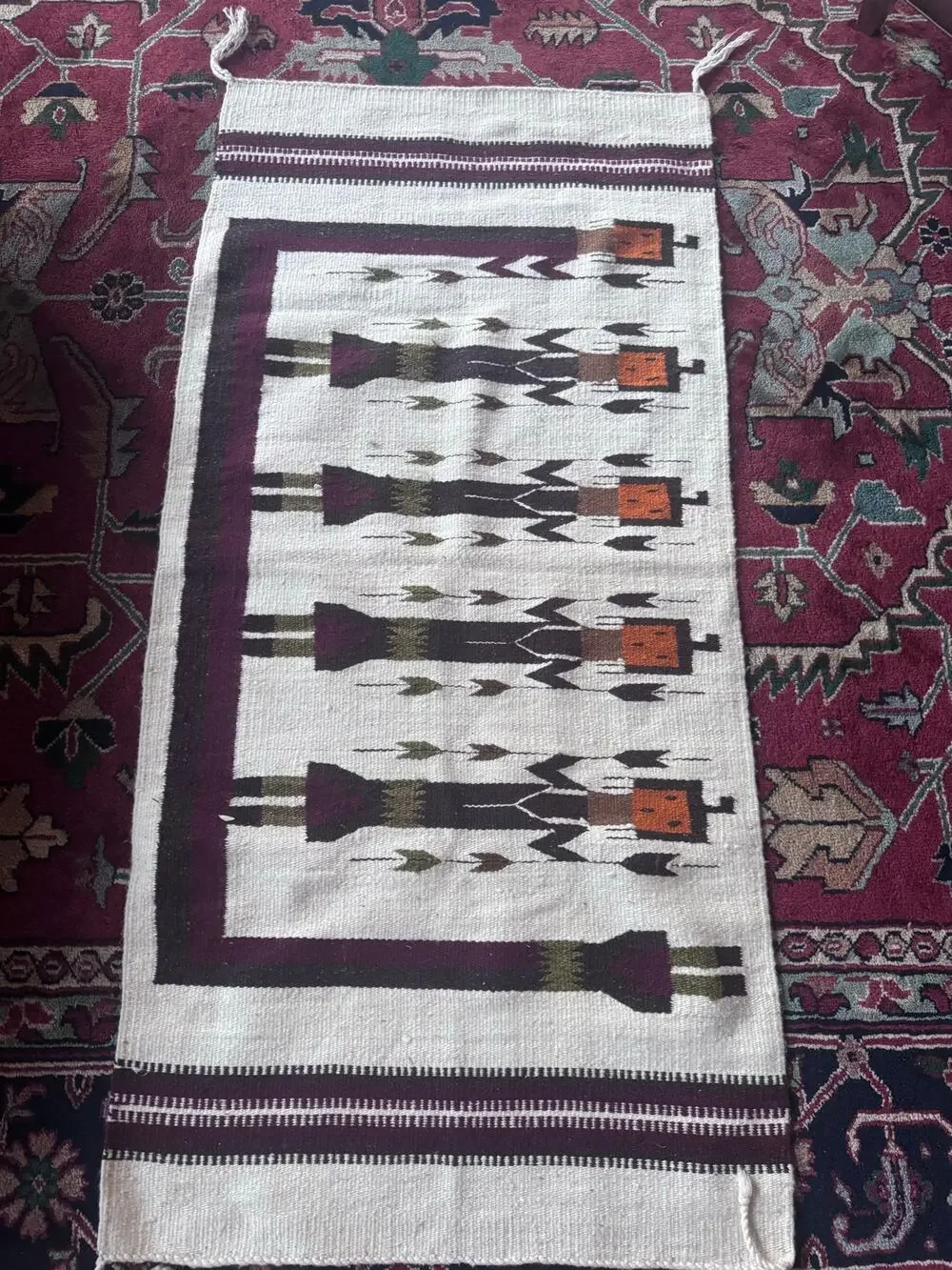 Navajo inspired rug in excellent condition